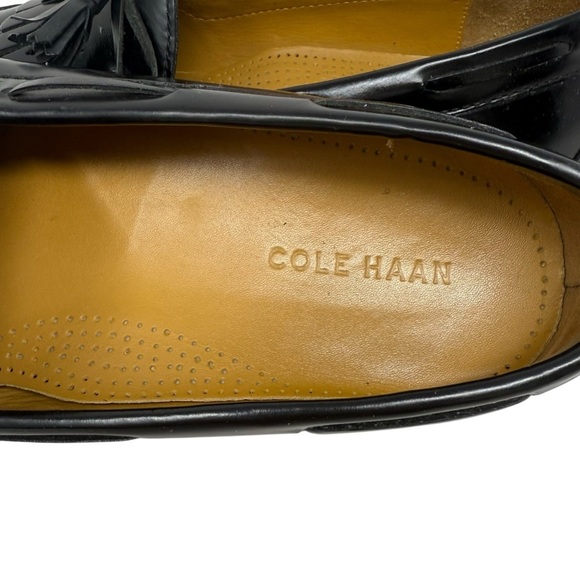 Cole Haan Classic Black Pinch Tassel Leather Loafers Mens Size 9.5 3E Extra Wide - Picture 10 of 15
